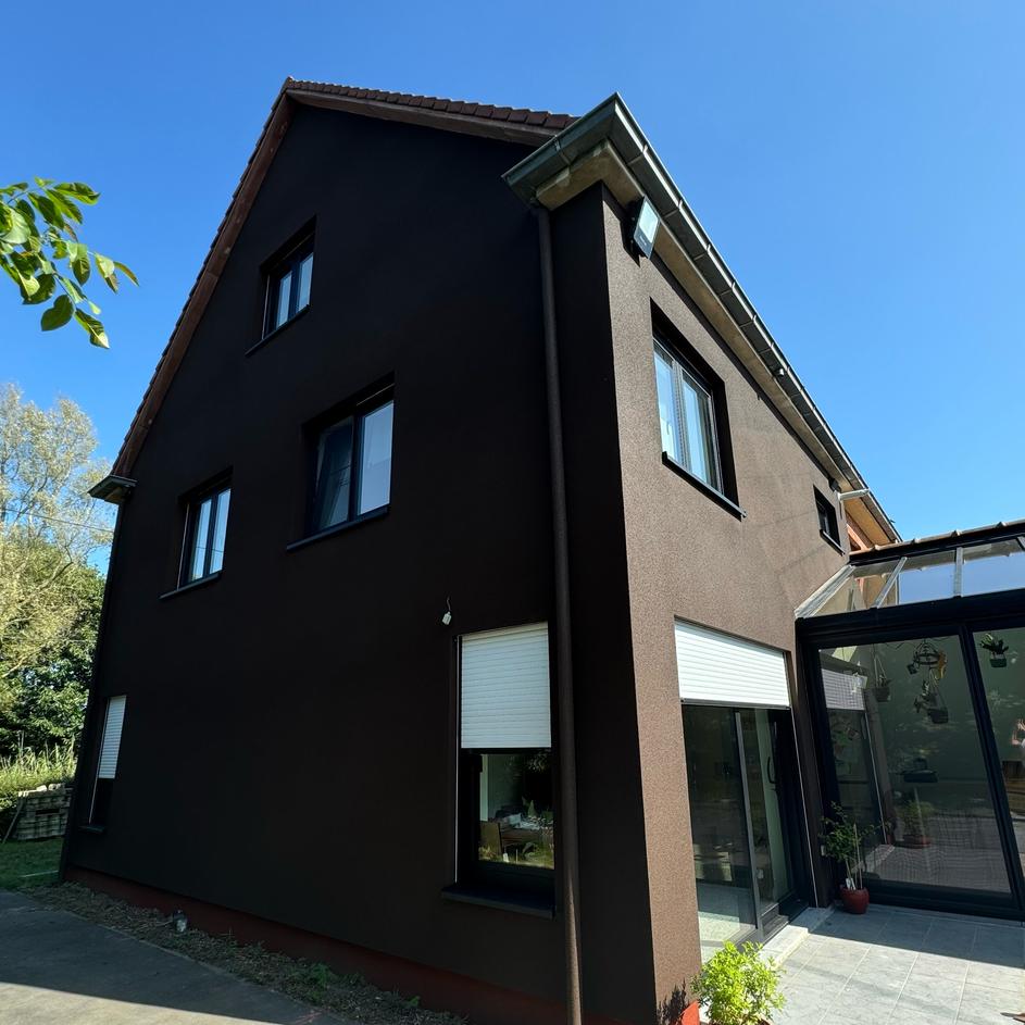 Gevel na renovatie - VOOR EN NA