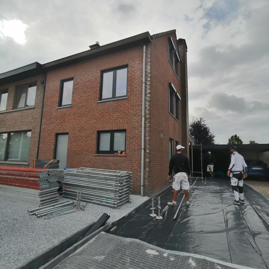 Gevel voor renovatie - Wat een resultaat