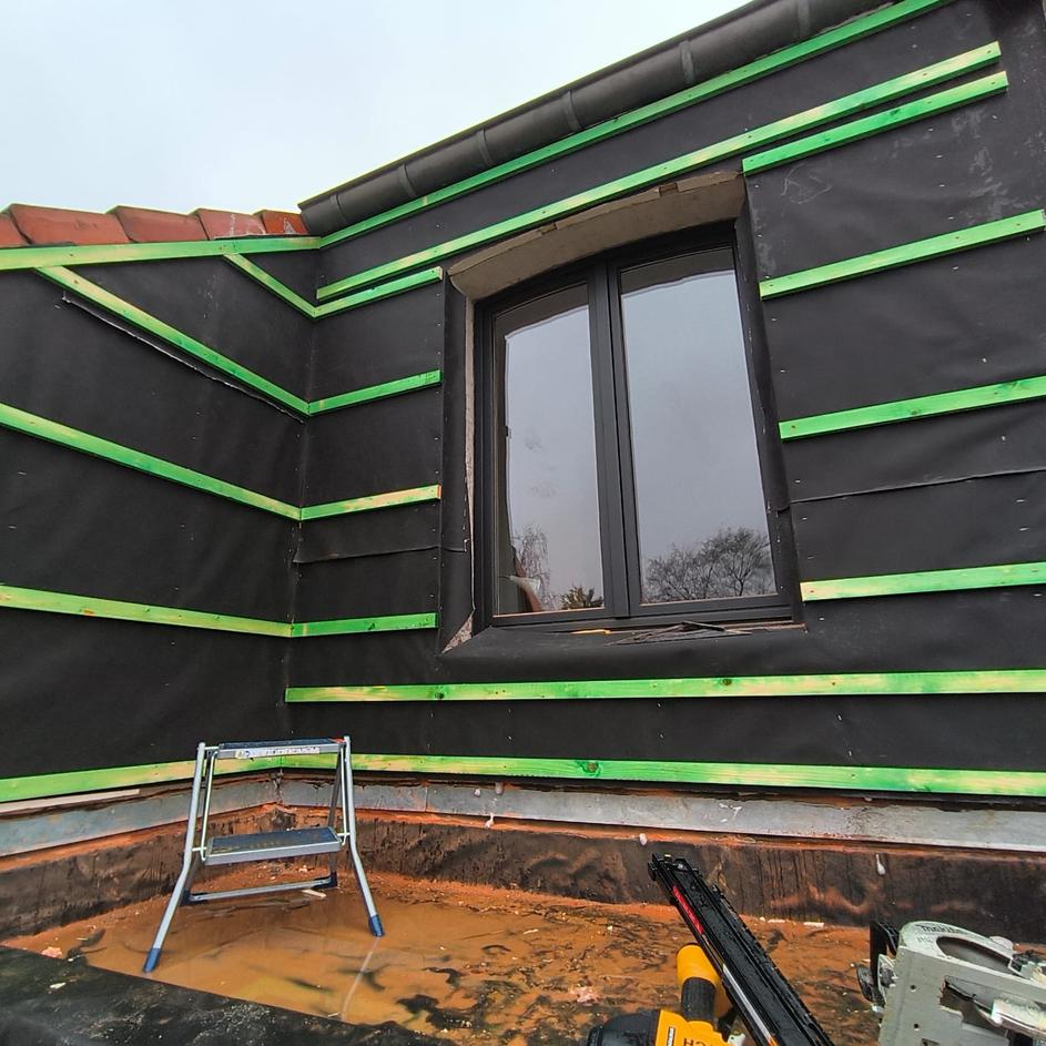 Gevel voor renovatie - Extra warmte en karakter!