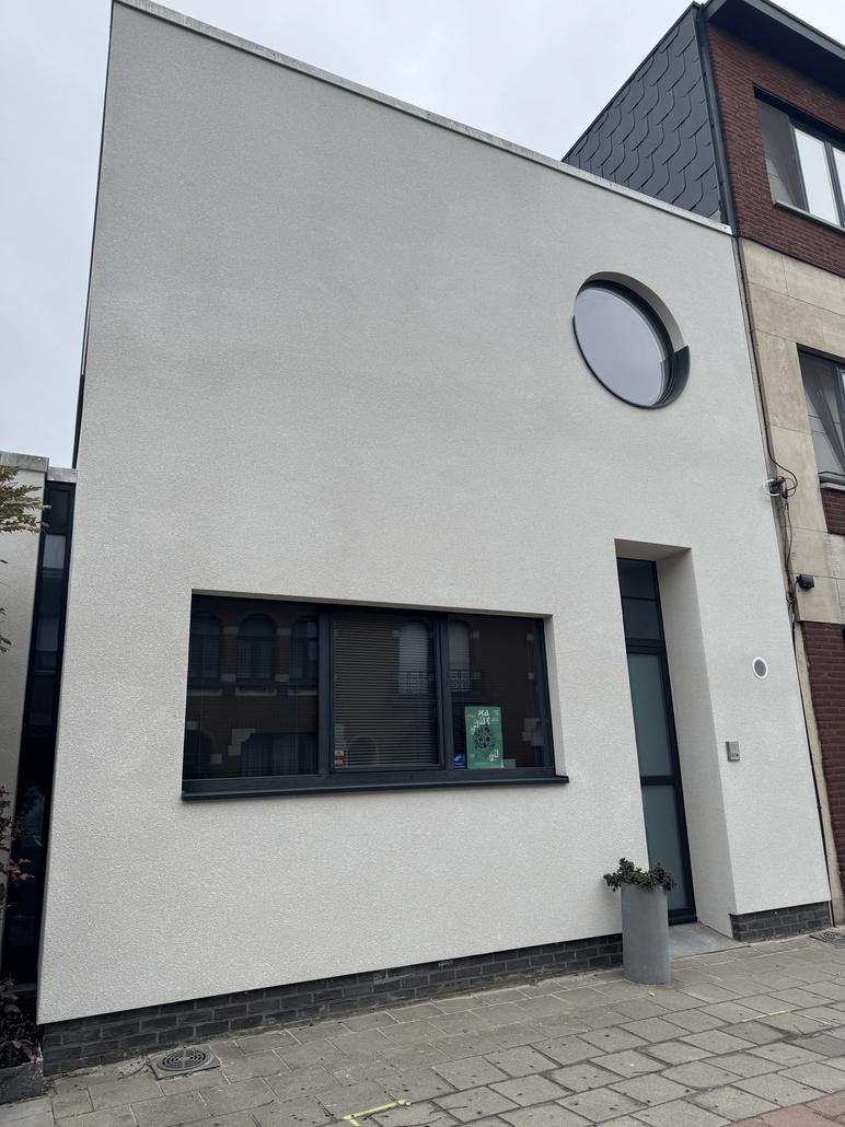 Liège projeté et isolation pour une maison à Wilrijk