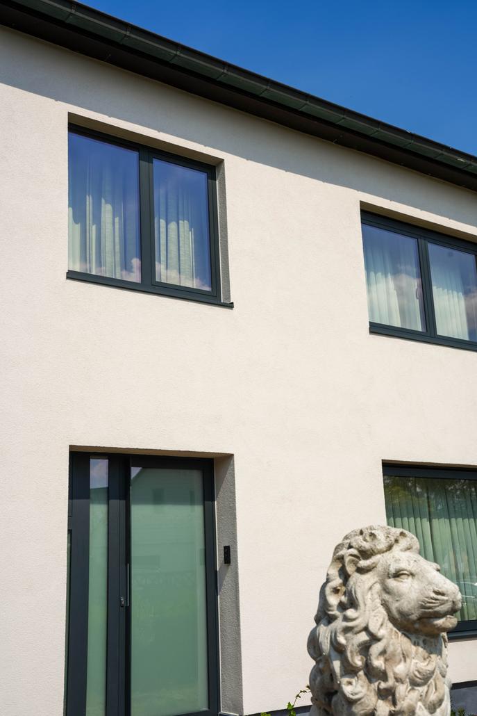 Gevel met crepi en isolatie Lokeren