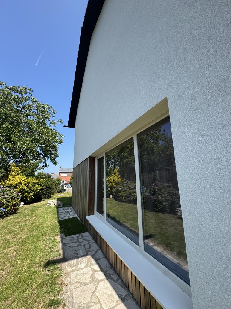 Rénovation de façade avec crepi à Lokeren