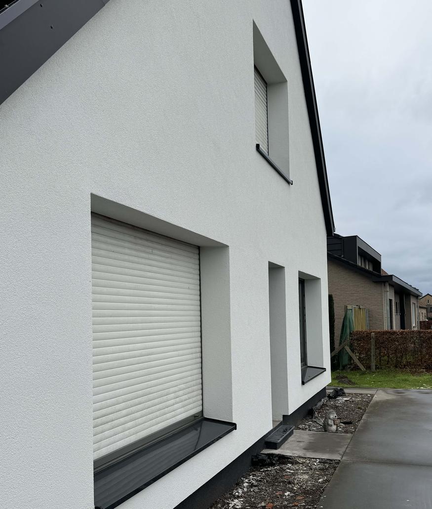 Isolation de façade et crepi à Oudenburg