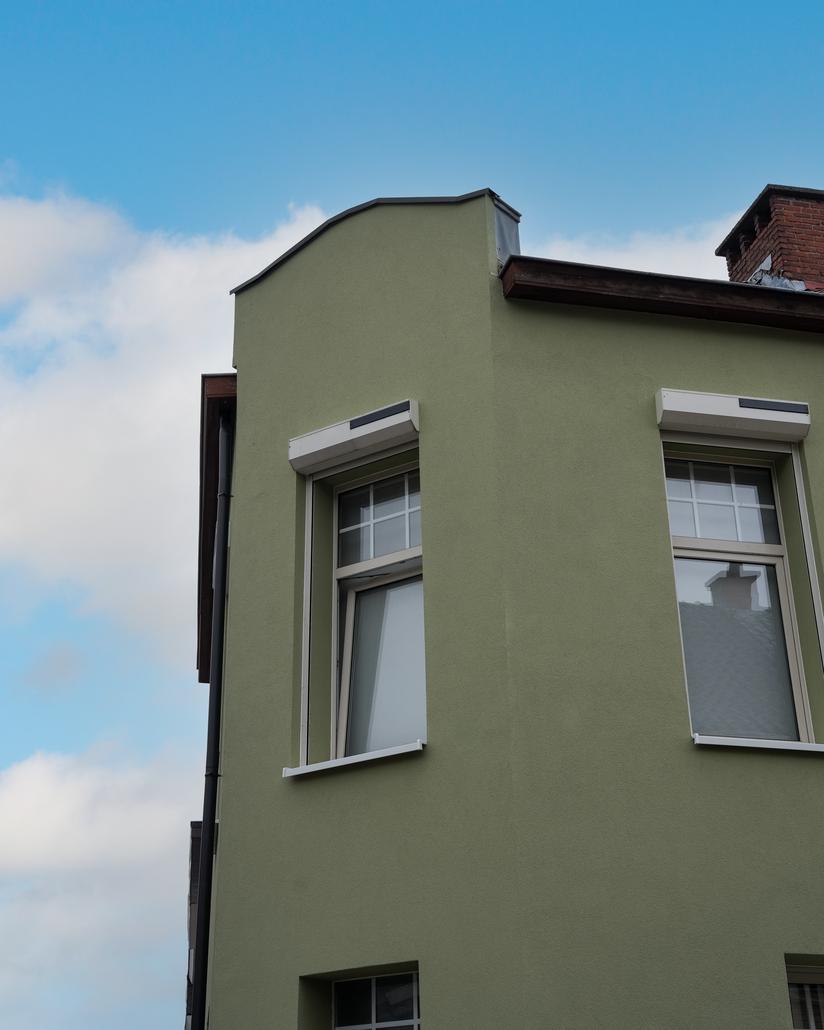 Gevelrenovatie met crepi in Sint-Niklaas