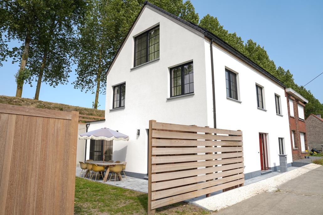 Rénovation totale avec crepi à Kieldrecht