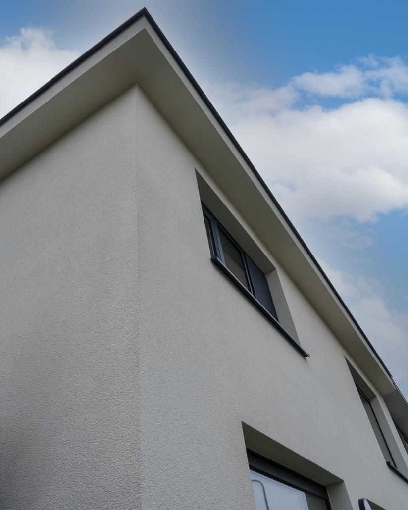 Gevelrenovatie met crepi in Dendermonde