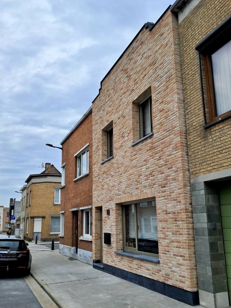 Isolation et briques de parement Blankenberghe