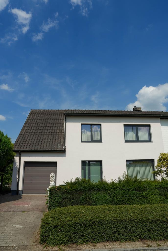 Gevel met crepi en isolatie Lokeren