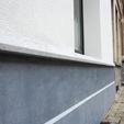 Rénovation de façade avec crépi à Berchem