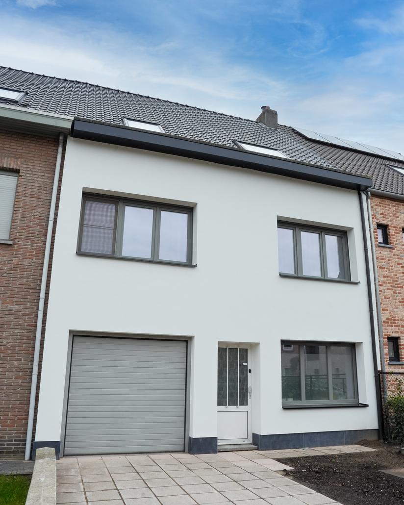 Rénovation de façade avec crépi à Schilde