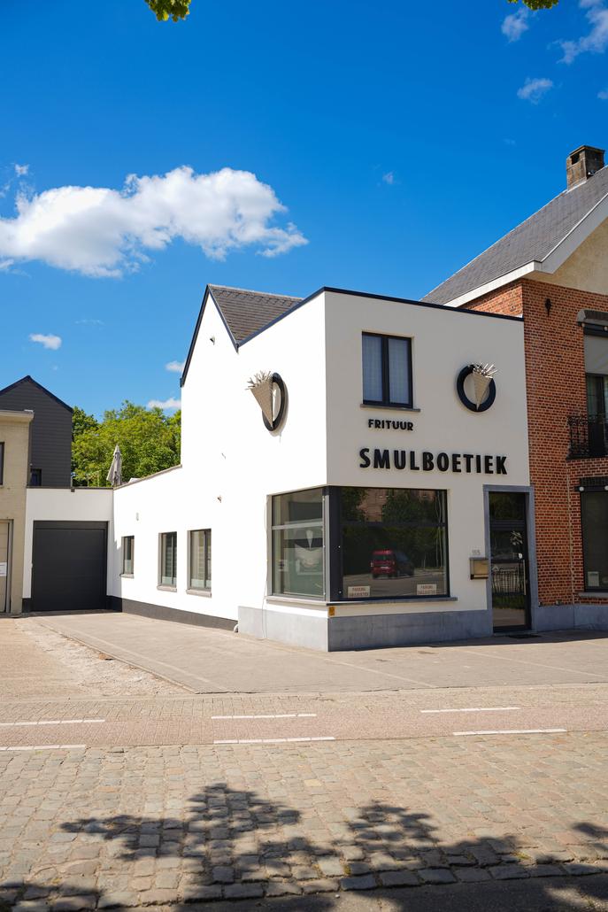 Rénovation de façade avec crepi à Belsele