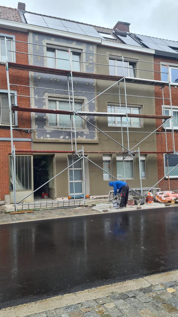 Gevelisolatie crepi gent