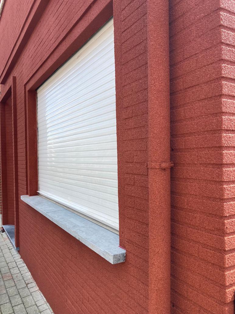 Renovation de facade avec liege projete Sint-Niklaas