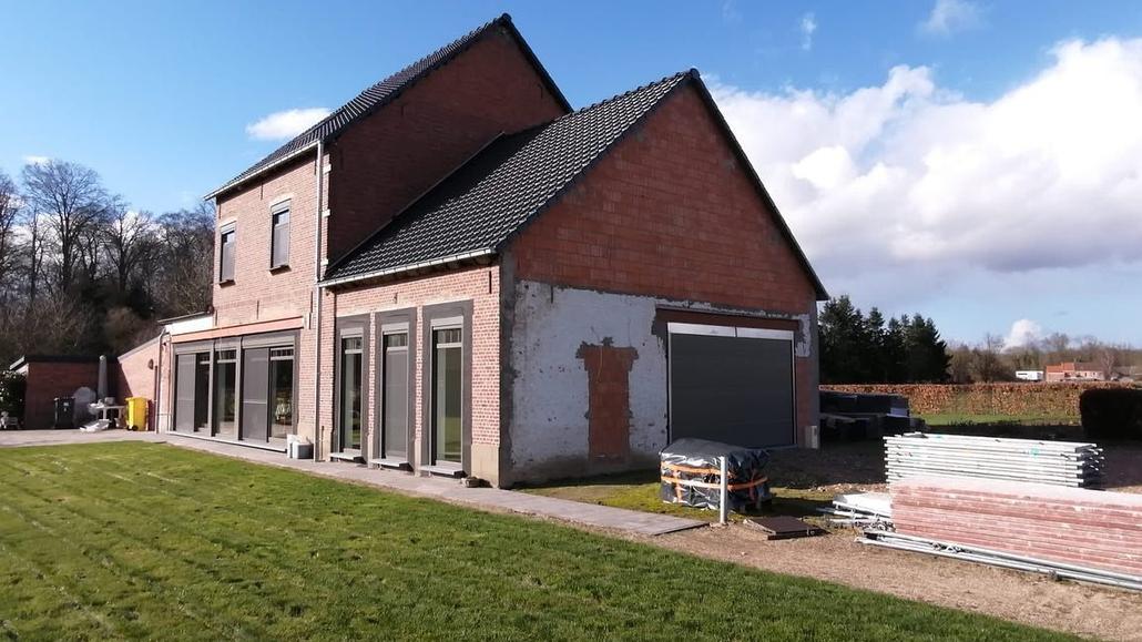 Isolation et liege projete a Kampenhout