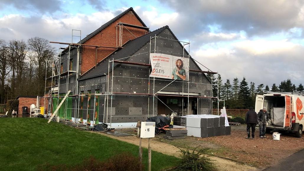 Isolation et liege projete a Kampenhout