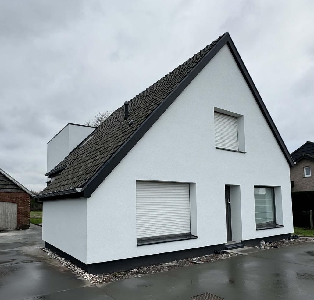 Isolation de façade et crepi à Oudenburg