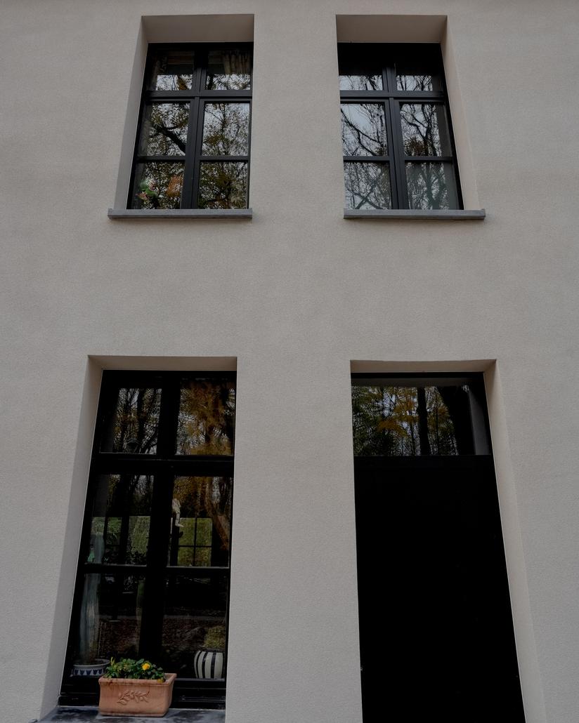 Gevelisolatie met spuitkurk in Bornem