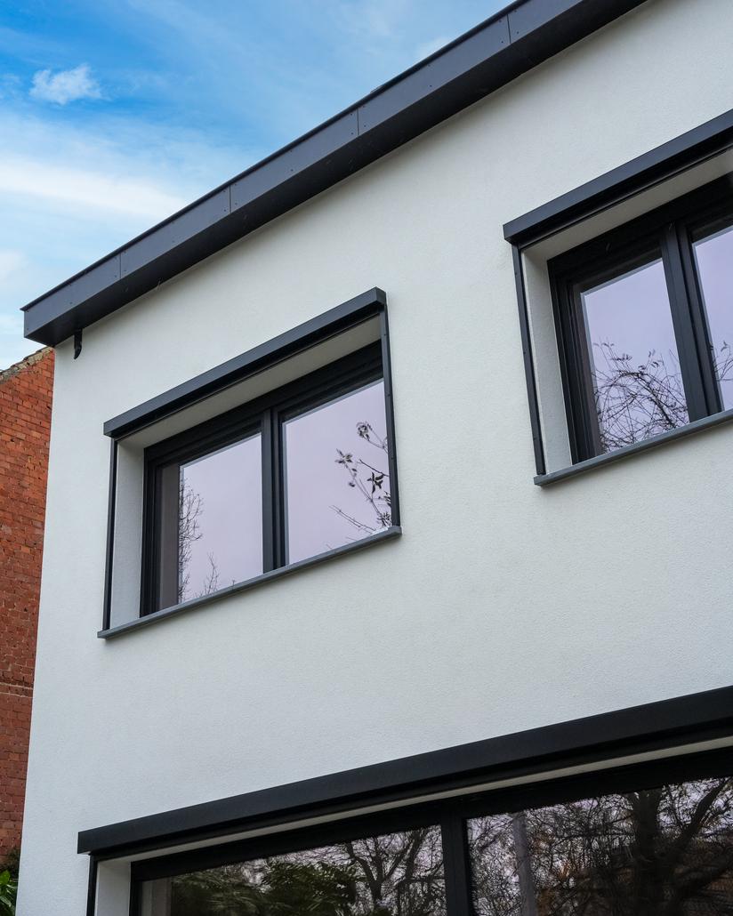 Rénovation de façade crepi à Edegem