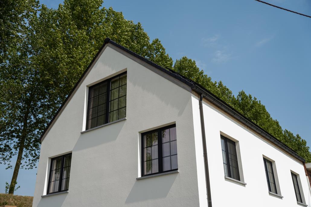 Rénovation totale avec crepi à Kieldrecht