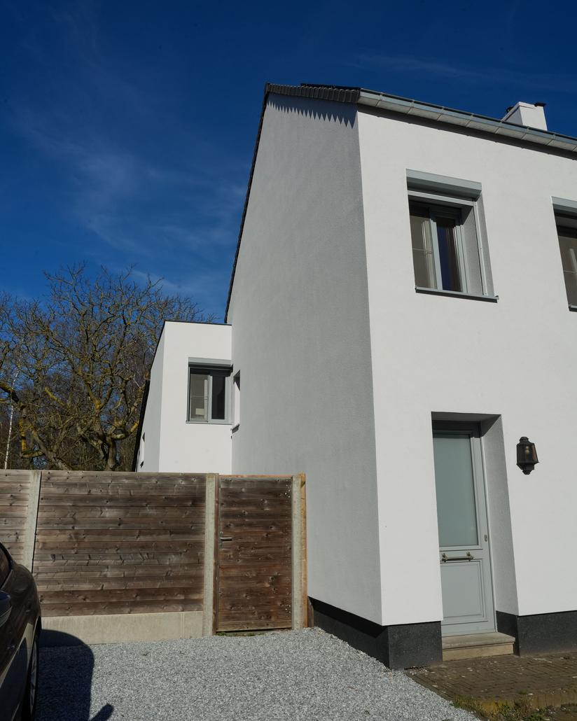 Isolation de façade crepi à Putte