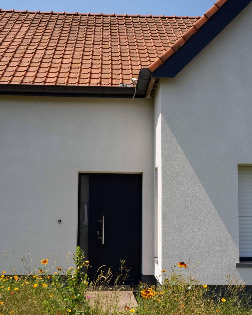 Spuitkurk gevelrenovatie in Ursel