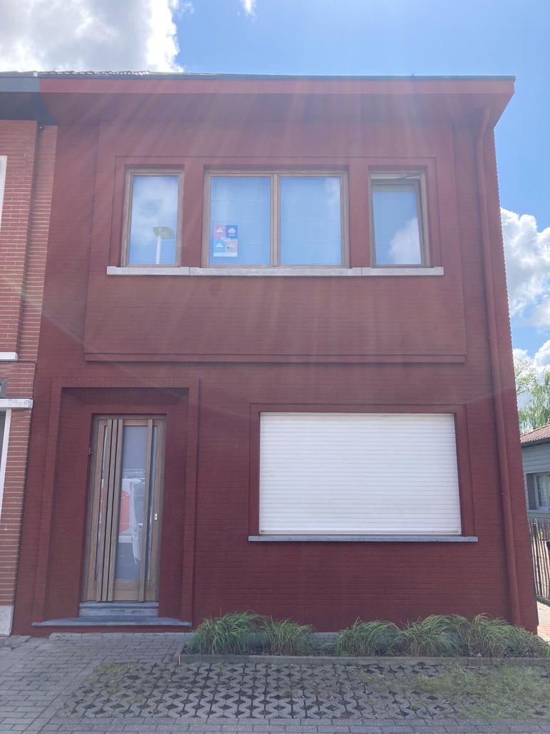 Renovation de facade avec liege projete Sint-Niklaas