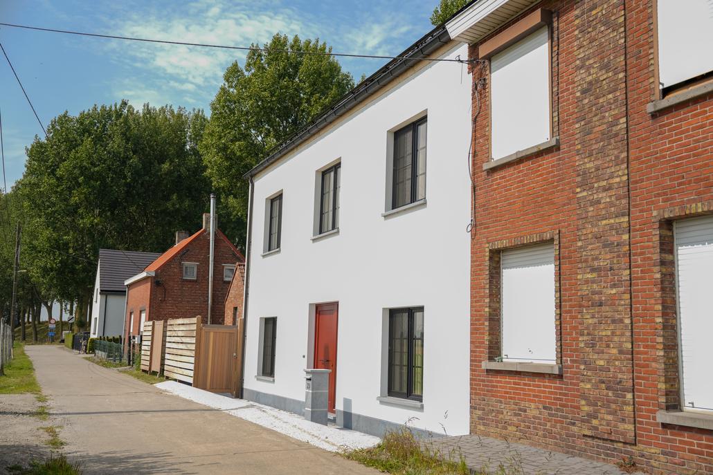 Rénovation totale avec crepi à Kieldrecht