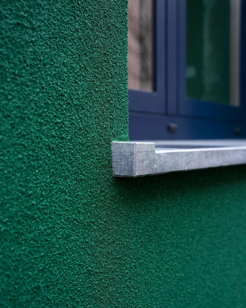 Rénovation façade liège projeté Gand