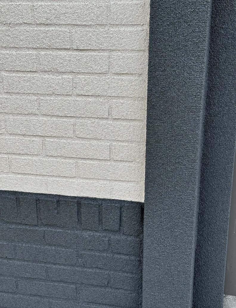 Liège projeté sur brique à Aalter