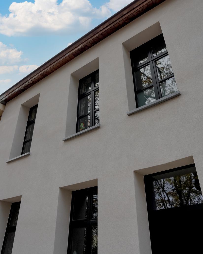 Gevelisolatie met spuitkurk in Bornem