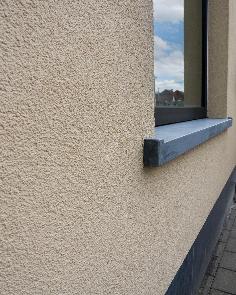 Gevelrenovatie met crepi in Nederename