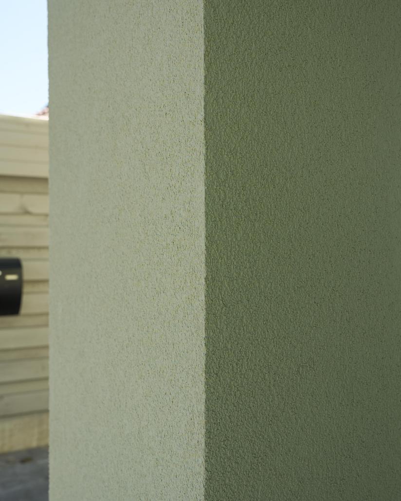 Gevelrenovatie met crepi in Eeklo