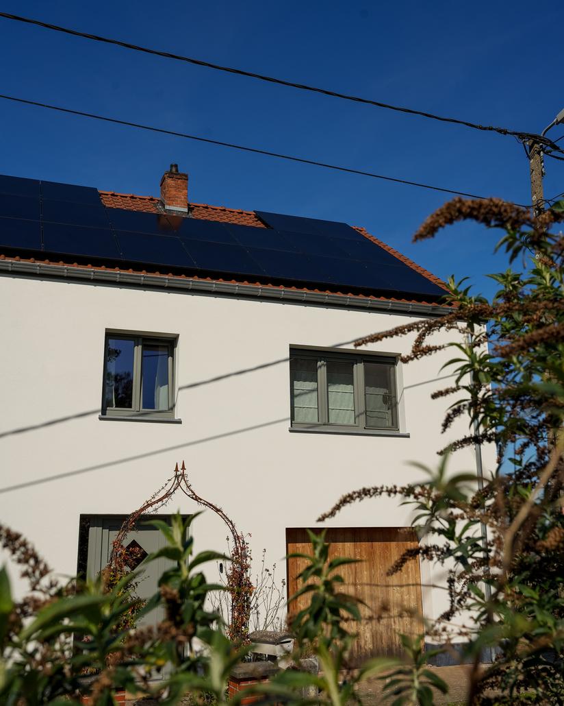Gevelrenovatie met crepi in Diest