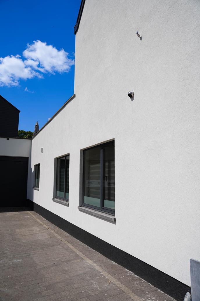 Rénovation de façade avec crepi à Belsele