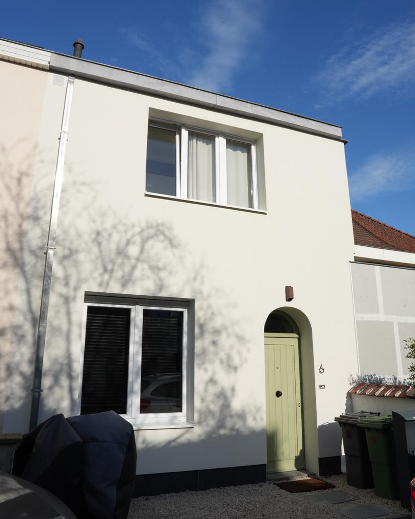 Gevelisolatie met crepi in Wondelgem