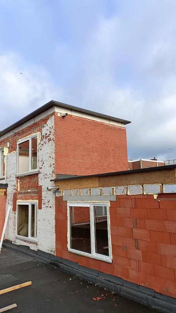 Isolation et crepi a Kapellen