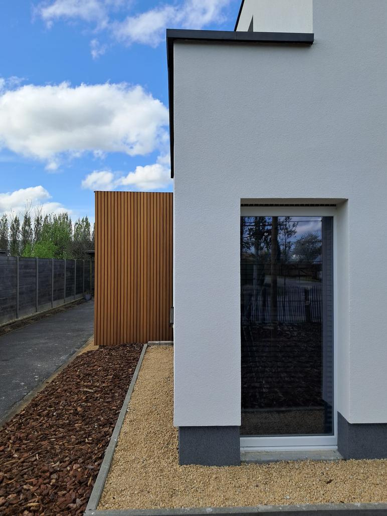 Isolation de facade et renovation de toit a Waregem