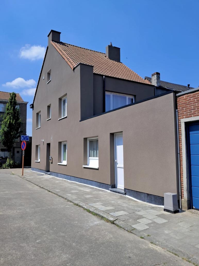 Isolation de façade et liège projeté à Gand