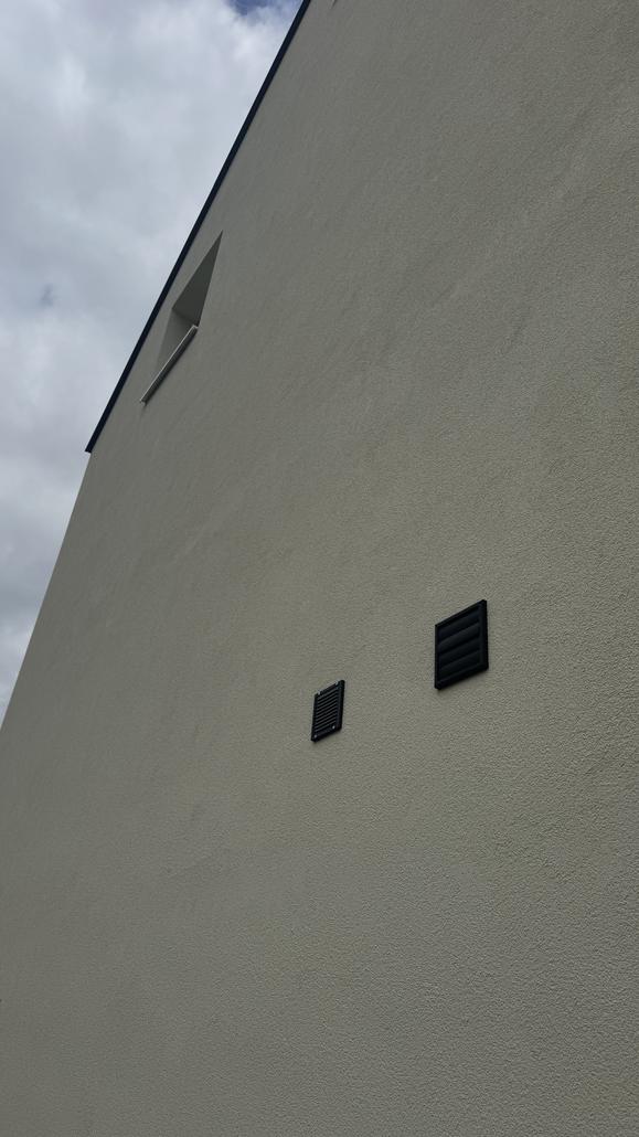 Crepi sur façade latérale à Tervuren