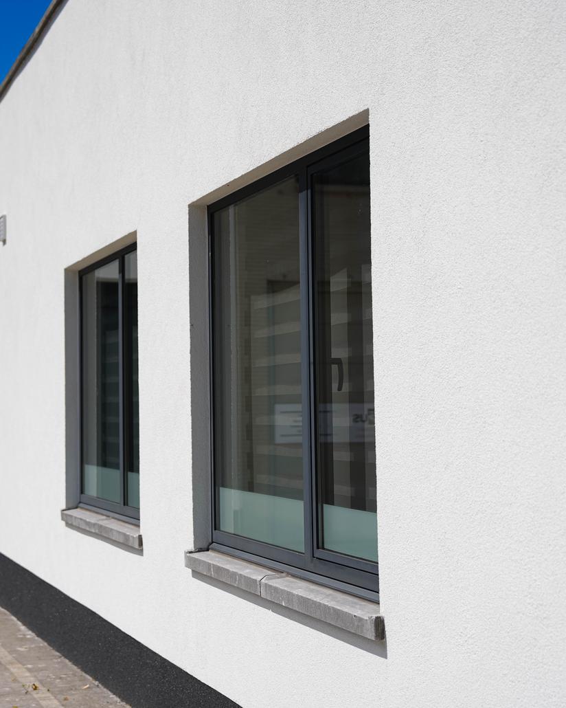 Rénovation de façade avec crepi à Belsele