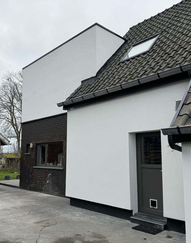 Isolation de façade et crepi à Oudenburg