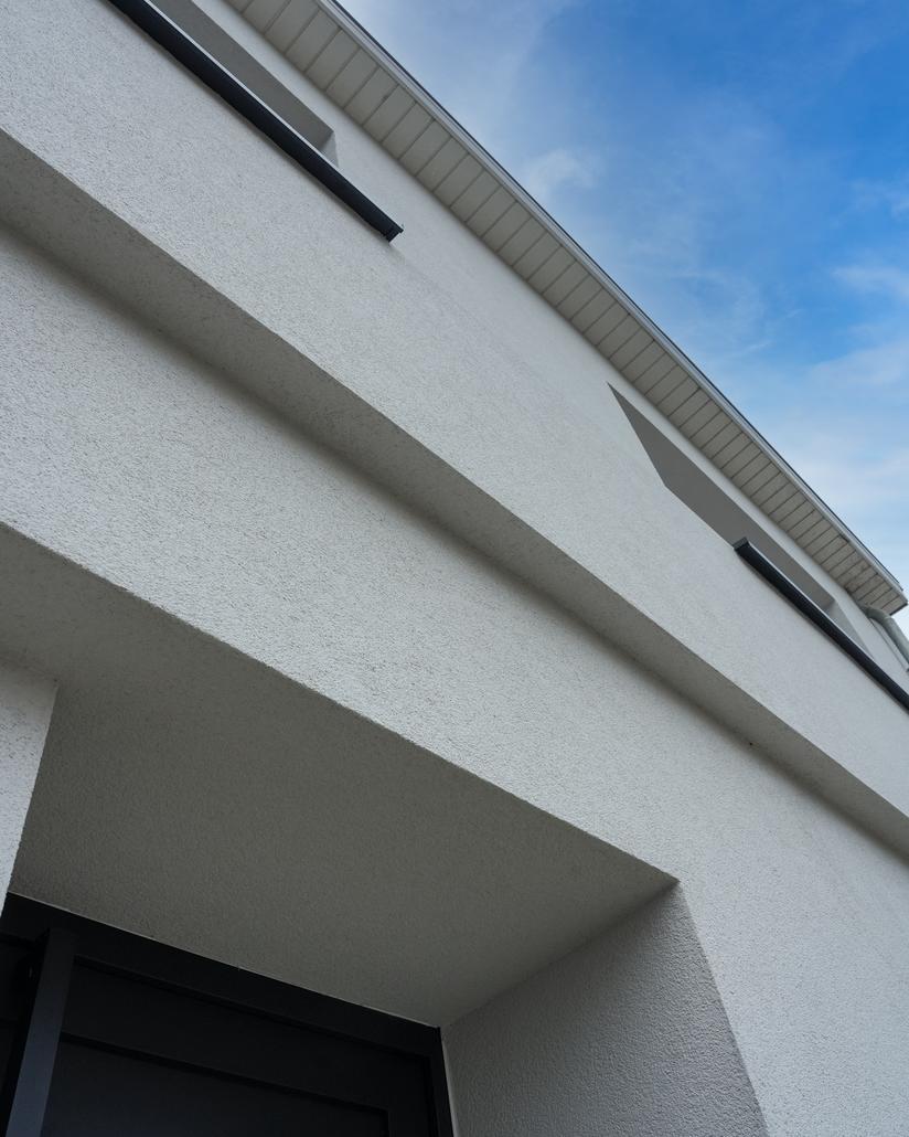 Gevelrenovatie met crepi in Appels