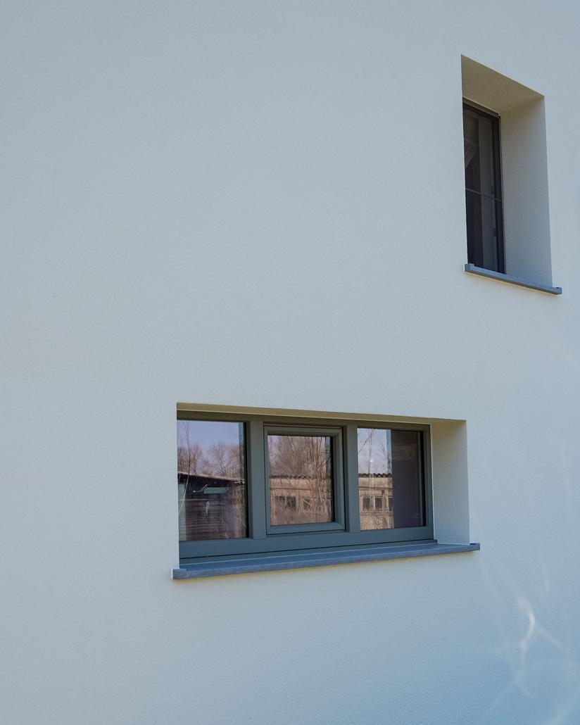 Gevelrenovatie met crepi in Diest