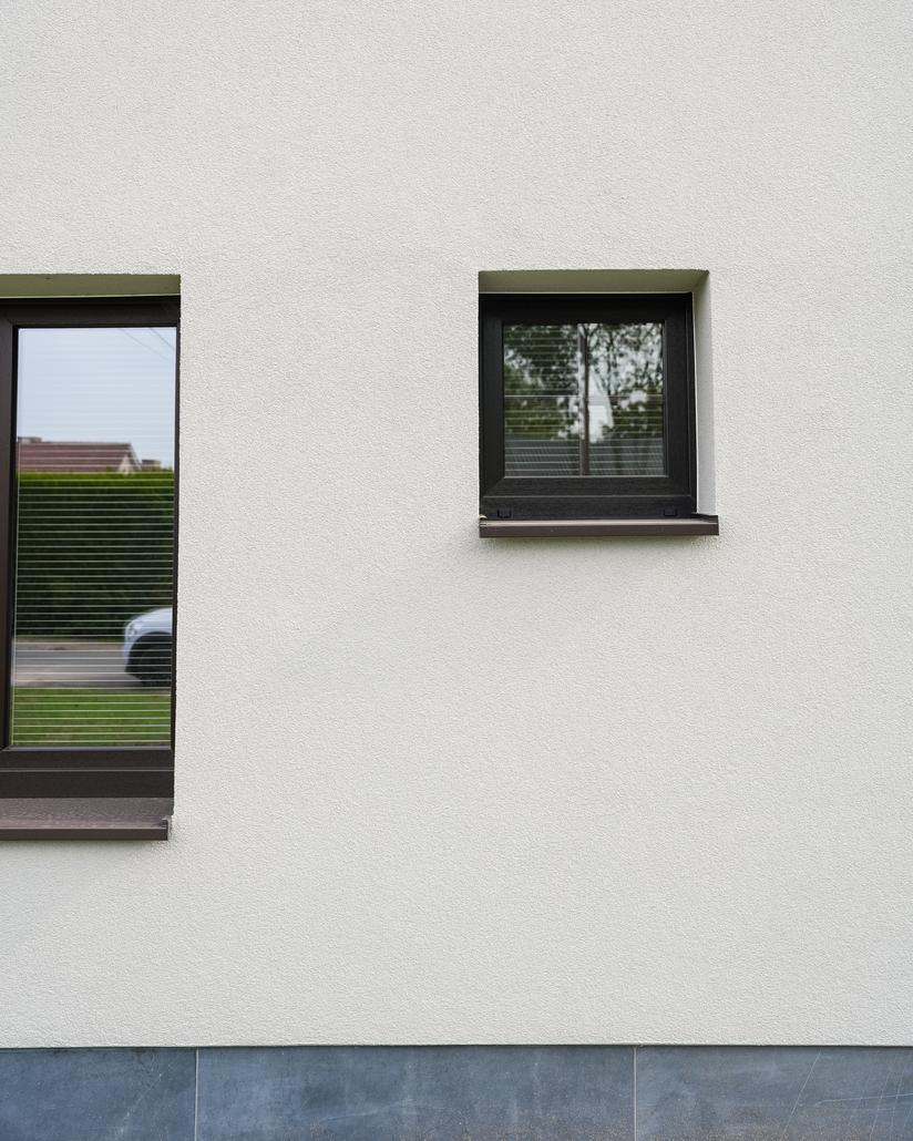 Gevelrenovatie met crepi in Evergem