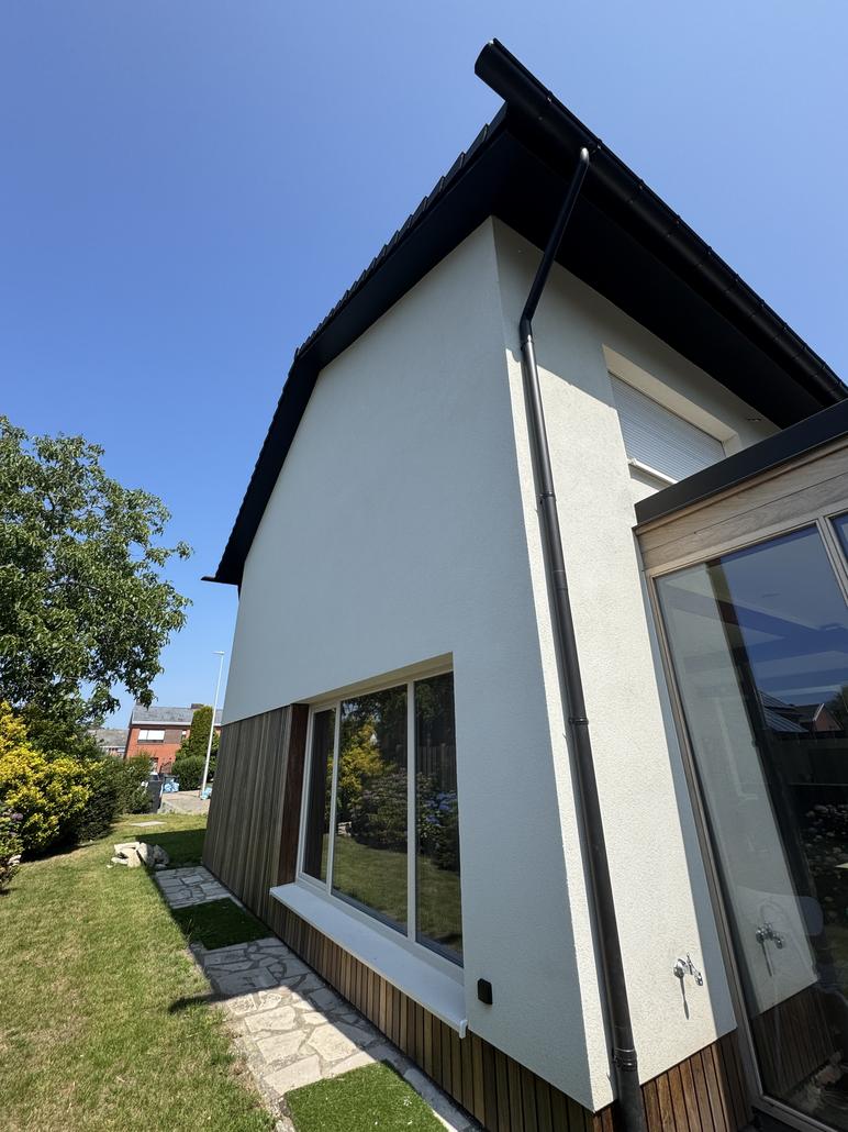 Rénovation de façade avec crepi à Lokeren