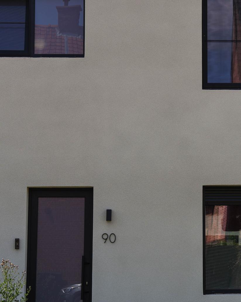 Façade en liège projeté avec isolation à Sinaai-Waas