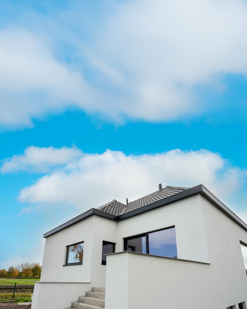 Gevelisolatie met crepi in Veldegem