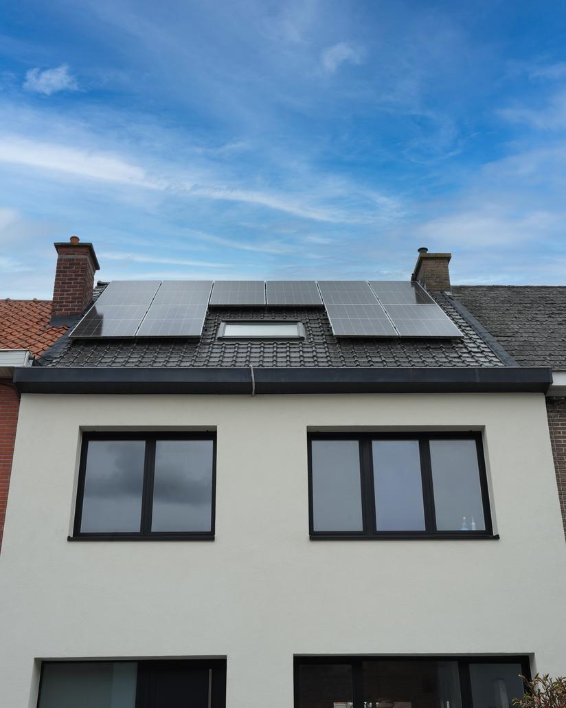 Gevelrenovatie crepi in Zwijnaarde