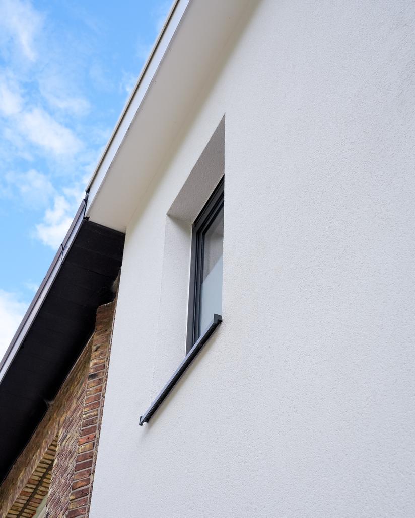 Gevelisolatie met crepi in Bornem