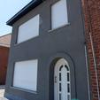 Spuitkurk gevelrenovatie in Sijsele